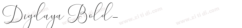 Digdaya Bold字体转换